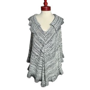 Miss Kelly 1999 Pancho in Black & White Size L/XL